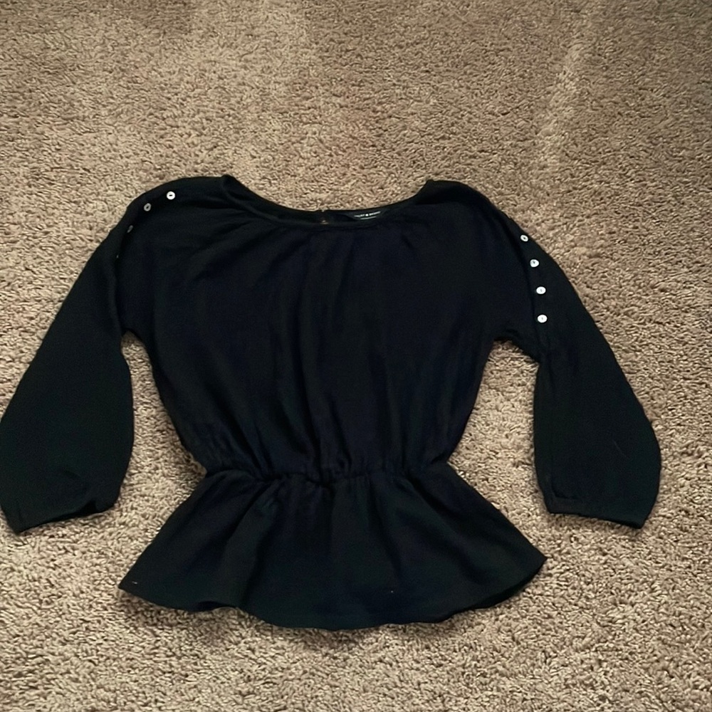 Lucky Brand 3/4 sleeve top